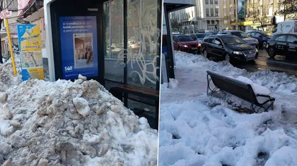Operatorii de salubrizare din București, amendați de Poliția Locală pentru neglijență. Angajații nu s-au ocupat corespunzător de deszăpezire