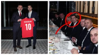 La masă cu dușmanul! Președintele FRF, Răzvan Burleanu, s-a ospătat cu turcii înaintea meciului capital pentru calificarea la Mondiale