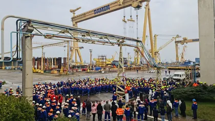 Faliment la Şantierul naval Mangalia, mii de oameni rămân pe drumuri înainte de Paşti