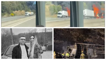 Doi români, soț și soție, au ars de vii într-un TIR implicat într-un accident în Spania