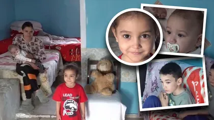 Povestea dureroasă a unei familii din Iași. Nouă copii împart o singură jucărie: „Mai trebuie și câte un pachet la școală. Le dăm și noi când avem”