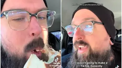 Reacția unui influencer din America, după ce a mâncat KFC din România: „Frate, sunt complet șocat. Ce naiba?!”