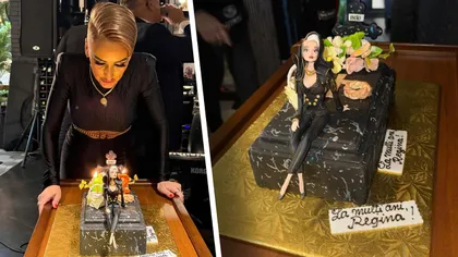 Regina Întunericului și-a aniversat ziua de naștere cu un tort în formă de sicriu: „Sunt unul dintre cei mai fericiți oameni”