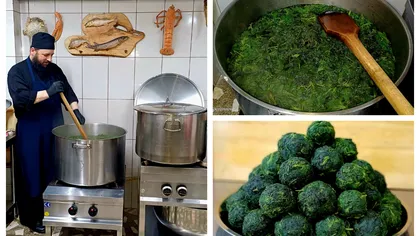 Rețete de post. Cum prepară călugărul Efrem Băndărică de la Mănăstirea Dervent mâncărica de urzici