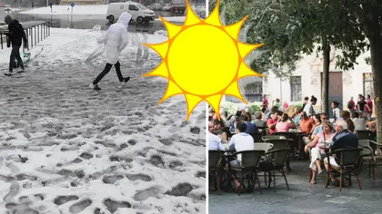 Prognoza meteo lunară. Alternanţe meteo periculoase, se trece de la temperaturi de îngheţ la vreme de terase şi tricou