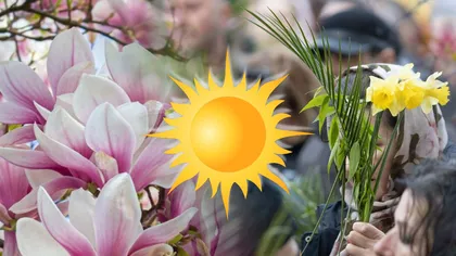 Prognoza meteo 5 aprilie 2026. Temperaturi de început de vară după ciclonul Erminio care a adus ploi abundente şi vijelii