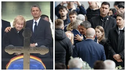 Uriaș, la fel ca tatăl. Răzvan Lucescu a stat 16 ore în picioare, lângă sicriul părintelui său, pentru a-i întâmpina pe cei peste 15.000 de oameni veniți la priveghi
