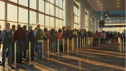 Situație critică în aeroporturile din Europa, pasagerii au leșinat la coadă din cauza noului sistem Entry/Exit. Avioanele decolează goale