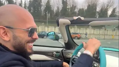 Cum a rămas Andrew Tate cu permisul în buzunar deși a fost prins cu 196km/h într-o localitate din Vâlcea. Avocații săi au dus cazul la CCR