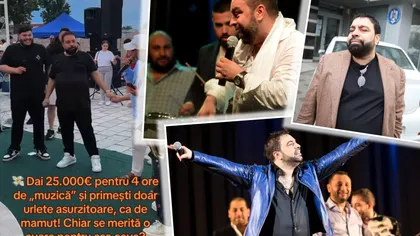 Florin Salam, o nouă prestație care a stârnit indignare în mediul online: „Dai 25.000 de euro pentru patru ore de muzică și primești urlete de mamut!”