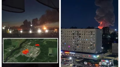 Rafinăria Kirishi din Rusia și-a oprit activitatea după un atac cu drone. Mai multe instalații au fost avariate