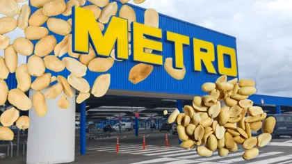 Alertă alimentară în România. Loturi de arahide retrase de pe rafturile Metro