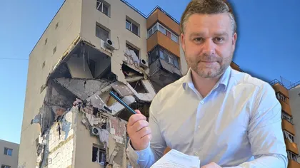 Încep lucrările la blocul din Rahova afectat de explozie. Ciprian Ciucu: „Lucrarea e extrem de complicată și riscantă”