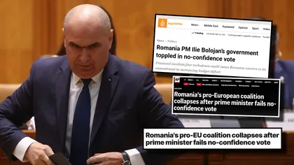 Reacții din presa internațională după căderea Guvernului Bolojan: „Urmează o nouă perioadă de instabilitate politică într-o țară UE”/”Rezultatul votului riscă să arunce din nou ţara în turbulenţe politice”