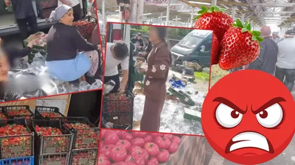 REVOLTĂTOR! Cum sunt jefuiți, pe față, românii în piețe: Căpșunile din supermarket sunt mutate în lădițe și vândute la preț dublu ca fiind „bio”!