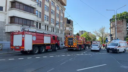 Incendiu violent în Capitală, un apartament a luat foc. Sunt victime FOTO + VIDEO