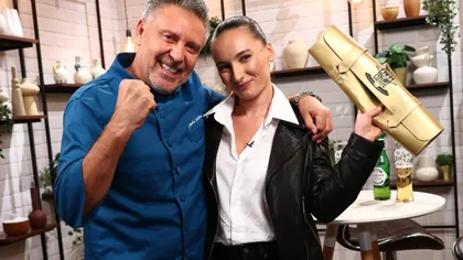Câştigător Chefi la cuţite 2026. Marina Luca, cuţitul de aur al lui chef Alexandru Sautner, a gătit pentru Natalie Portman