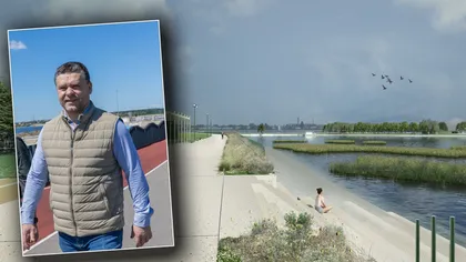 Au început lucrările pentru Parcul Lacul Morii. Cum va arăta și când va fi gata. Ciprian Ciucu: „Va fi imens și tare fain!”