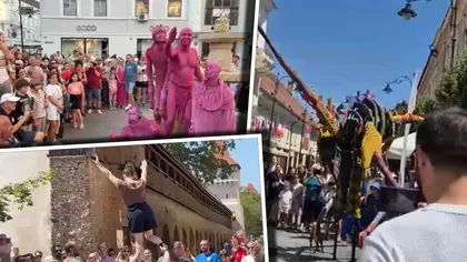 FITS 2026. Atmosferă de poveste în ultima zi a festivalului. Spectacolele, culoarea şi voia bună au inundat străzile Sibiului