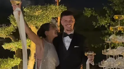 Dennis Man a făcut nunta, un coleg de la naționala României a fost naş. Cine a cântat la eveniment