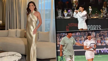 Ce preț are rochia purtată de Simona Halep la petrecerea de retragere. Ținuta pentru care a optat fosta sportivă