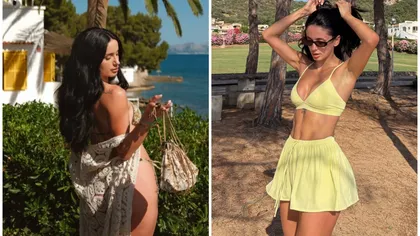 FOTO Vacanță fără sfârșit pentru Ioana Grama. Influencerița s-a afișat în ipostaze extrem de sexy pe coastele din Sardinia