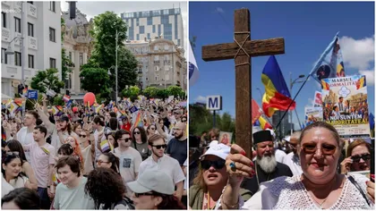 Marşul Bucharest Pride al comunităţii LGBT, urmat de un concert  în Parcul Izvor. Înainte a avut loc „Marşul Normalităţii”, „orchestrat” de Diana Şoşoacă