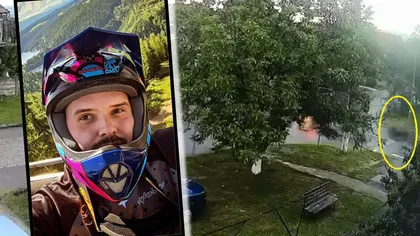 Motociclist de 29 de ani, mort după ce a izbit puternic o mașină care nu i-a acordat prioritate în intersecție. VIDEO