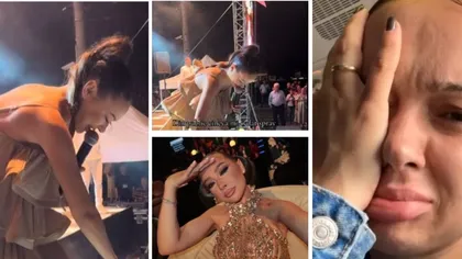 Incident la concertul Vlăduței Lupău. Artista a oprit brusc spectacolul pentru a cere ajutor: „M-au făcut praf” VIDEO