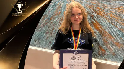 La doar 18 ani, românca care a cucerit două medalii mondiale de aur scrie deja cărți pentru alți elevi