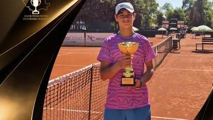 Campion la 15 ani! Albert Ivan, un puşti de 15 ani din Alexandria, se bate cu aşi ai tenisului mondial