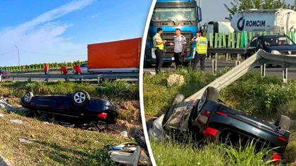 Accident mortal pe Autostrada Soarelui A2. O persoană a decedat și alte trei au fost rănite