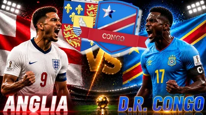 Anglia – Congo 2-1. Dubla lui Kane salvează Albionul de la umilinţă. Urmează Mexic în optimi!