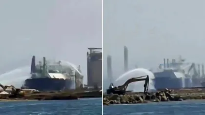 Premieră în Egipt de la izbucnirea conflictului SUA – Iran. O dronă a lovit două nave cu gaze naturale în portul Damietta