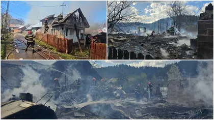 Incendiu devastator în Vrancea, Guvernul intervine cu ajutoare de urgenţă