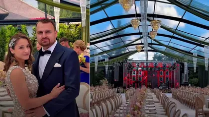 Nepoata lui Gigi Becali s-a căsătorit. Șeful FCSB a lipsit de la eveniment, însă fiica acestuia a fost prezentă. FOTO