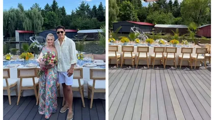 Imagini spectaculoase de la ziua lui Ronald Gavril. Anamaria Prodan și-a sărbătorit iubitul cu o petrecere de zile mari