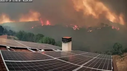 VIDEO. Incendiu devastator la Valencia, 15.000 de persoane evacuate. Focul face ravagii în Spania şi Franţa