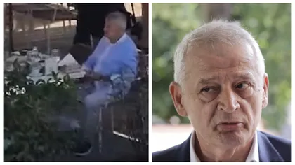 VIDEO Sorin Oprescu, relaxat la o terasă din Grecia, cu frapiera lângă el. Cine l-a filmat acolo și cum a reacționat fostul primar al Capitalei