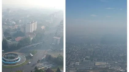 Timișoara este acoperită de fum din cauza incendiilor din Serbia. Avertismentul DSP, ce sunt sfătuiți localnicii