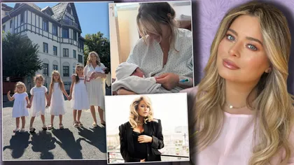 Laura Cosoi, mesaj emoționant după cea de-a cincea naștere. Pozele de familie postate de vedetă în mediul online