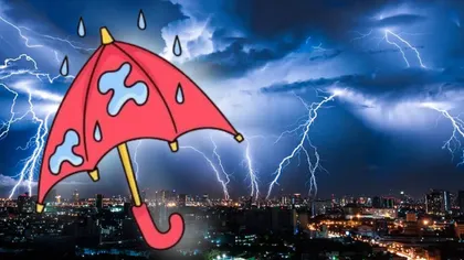 Prognoza meteo. Furtuni violente după domul de căldură, aversele încep din Carpaţii Orientali. Disconfort termic accentuat în Capitală