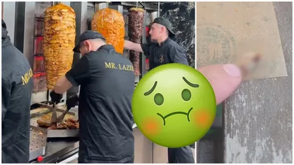 Ce a găsit un bucureștean în șaorma de la celebrul restaurant Mr. Laziz. Ți se întoarce stomacul pe dos: „După ce că e viu e și nebărbierit”