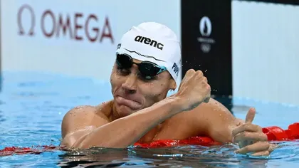 David Popovici s-a calificat în finala probei de 100 de metri liber la Europenele de la Paris. A stabilit un nou record al competiției