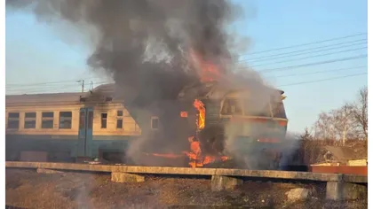 Un tren de pasageri a fost lovit de o dronă Shahed în regiunea Odesa, cel mai apropiat oraş de graniţa României