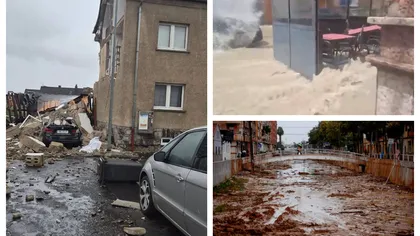 Furtună apocaliptică în Valencia după caniculă de 44 de grade Celsius VIDEO