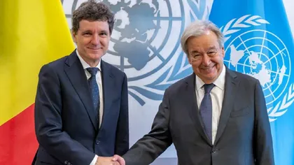 Nicușor Dan, întâlnire cu secretarul general ONU, Antonio Guterres, la New York: „Am discutat despre eforturile ONU de a găsi soluţii la conflictele din lume”