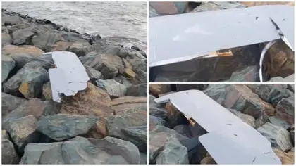 Un nou fragment de dronă, descoperit pe litoralul românesc, la Agigea. Autoritățile urmează să stabilească proveniența obiectului