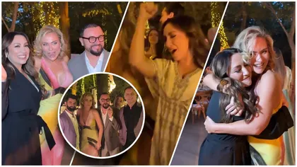 Andra și Cătălin Măruță, apariție de senzație la nunta fiicei Adinei Buzatu. Cum s-au îmbrăcat cei doi la eveniment