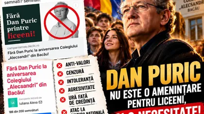 Dan Puric, scos cu scandal din programul aniversar al unui liceu din România. Actorul, atac la petiţia tinerei „degeneraţii”